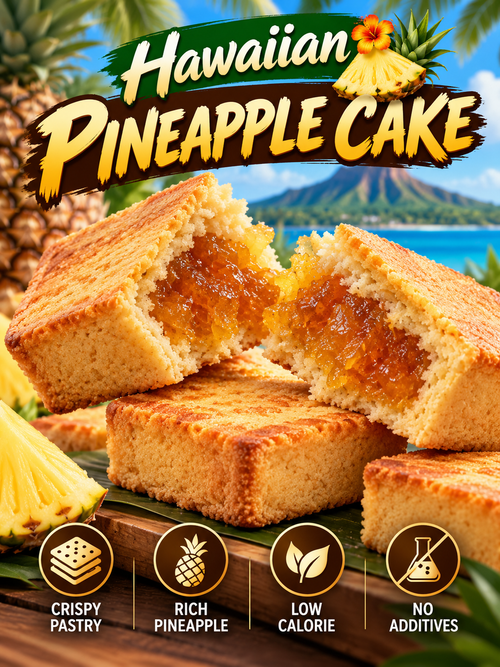 🥰premium hawaiian pineapple, baked into every bite-Pineapple Cake-A