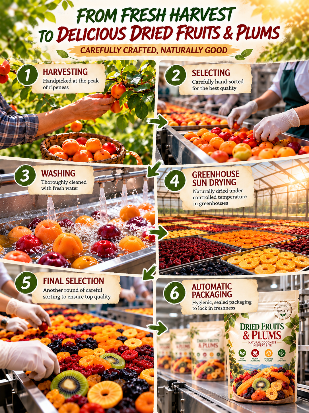 😍More variety, more flavor, naturally satisfying————dried fruits & plums-A