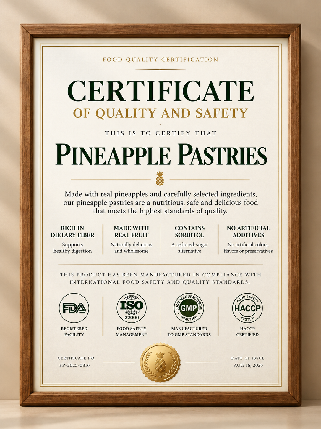 🥰premium hawaiian pineapple, baked into every bite-Pineapple Cake-A